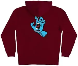 SANTA CRUZ Men's Pullover Hooded Sweatshirt Screaming Hand Skate Sweatshirt