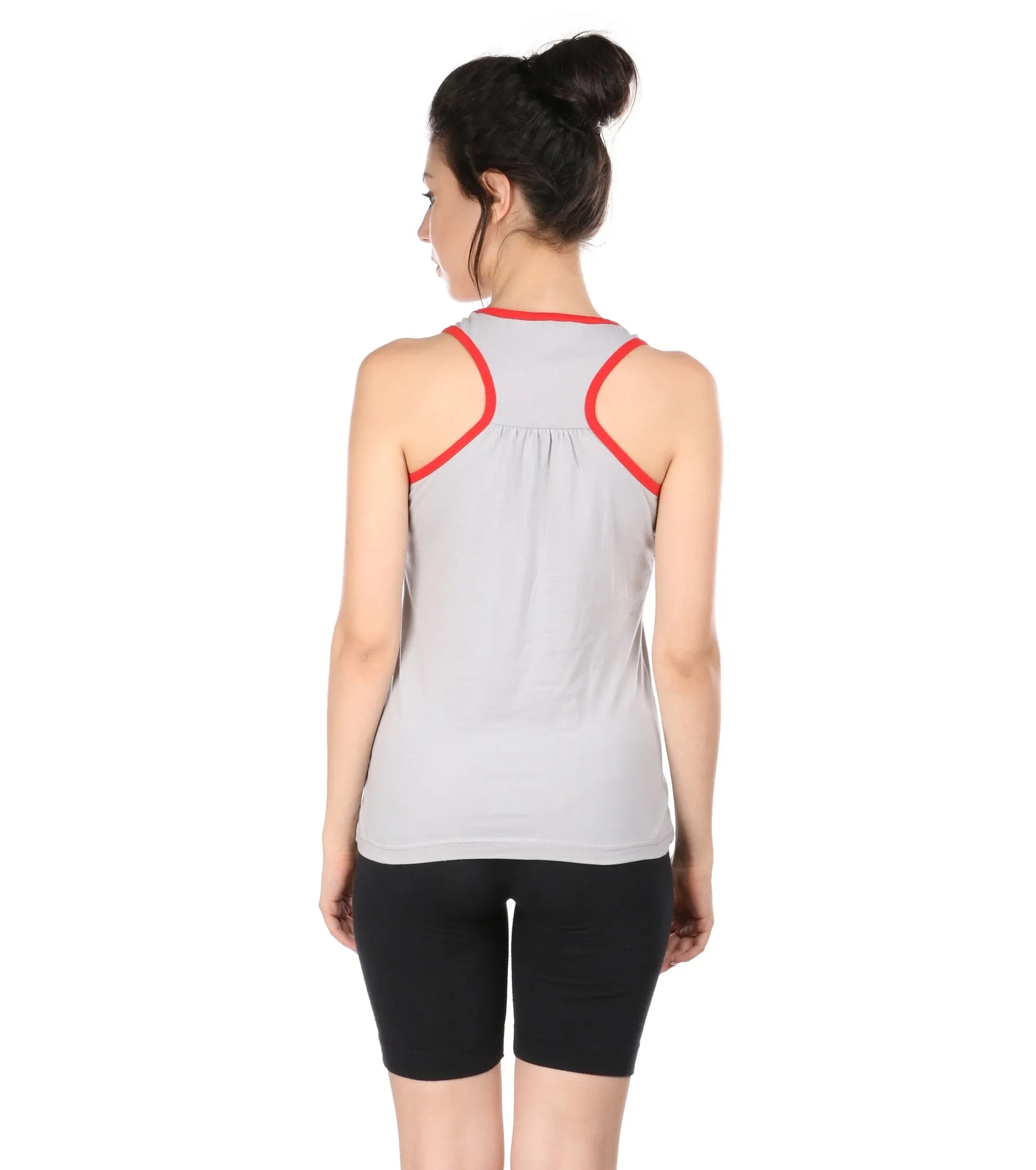Semantic Women's Cotton T-Shirt - Graphic Print (Slim Fit)