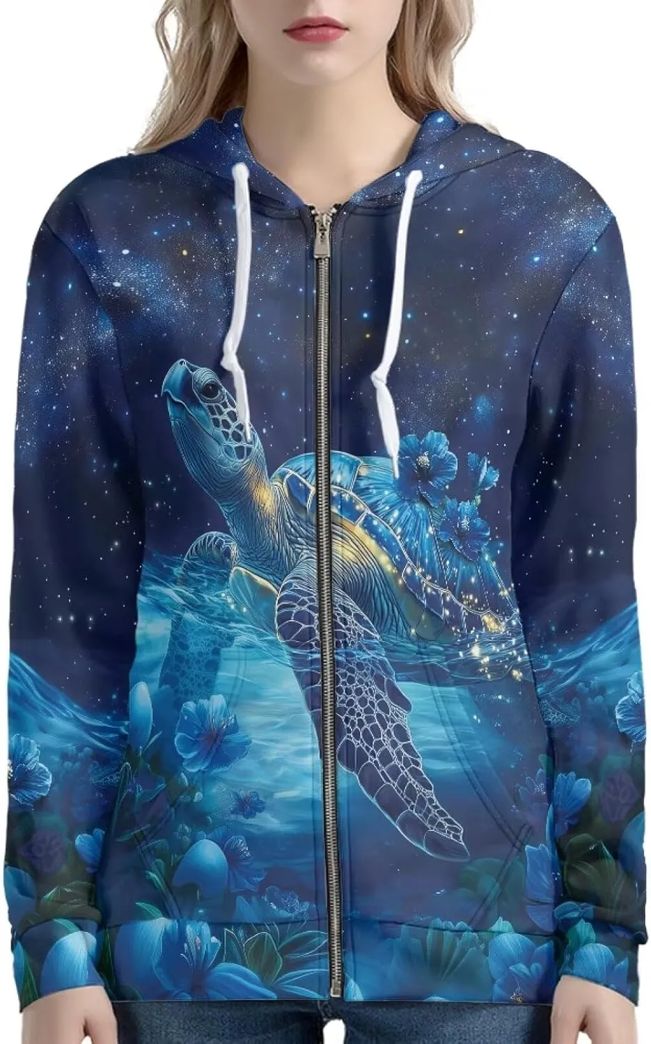 Showudesigns Zip Up Women's Hoodies & Sweatshirts XS-5XL
