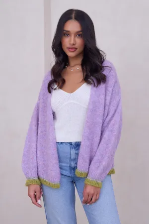 Soft Knit Mohair Cardigan Sweater