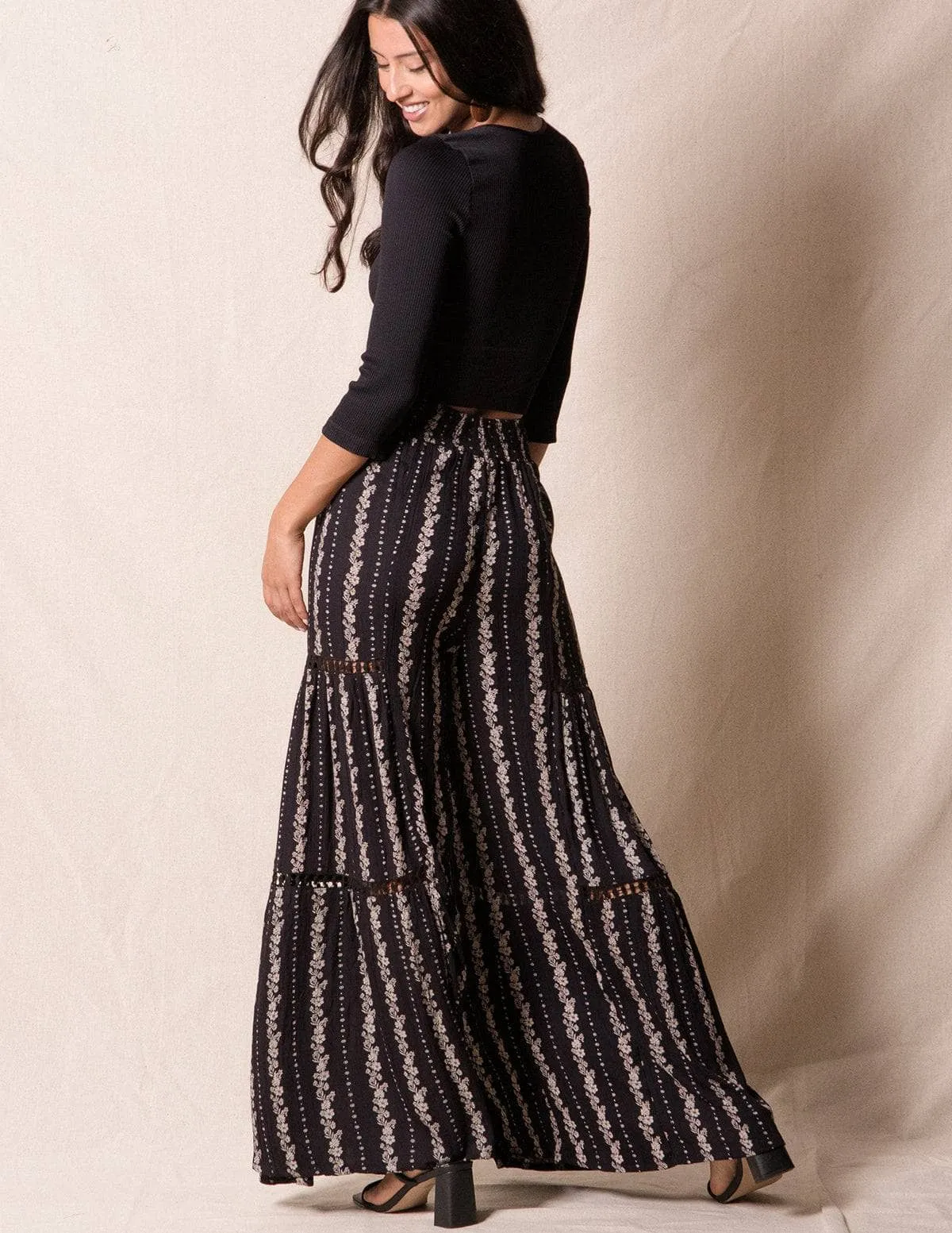 Stella Wide Leg Pants - Medium Only