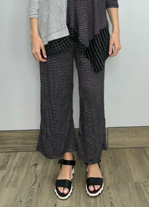 Straight Stove Pant Striped Pant with Pockets