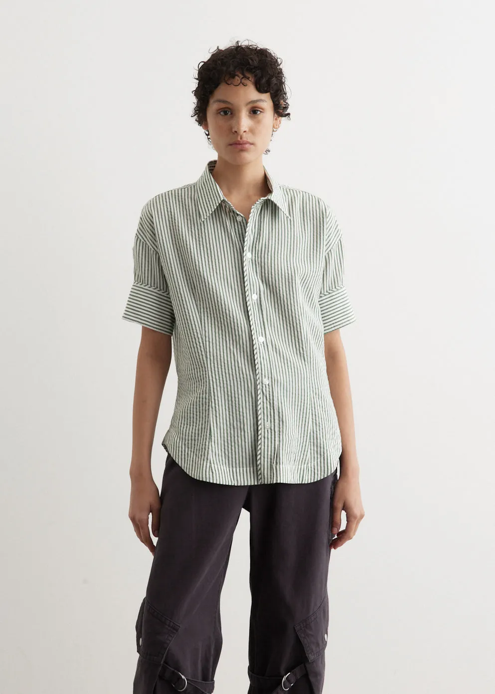 Striped Short Sleeve Shirt
