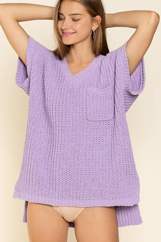 Sweater - "POL" Chenille Pol Thread Pullover