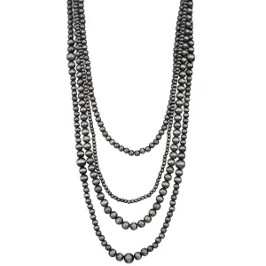 The Laura Layering Fashion Navajo Pearl Necklace