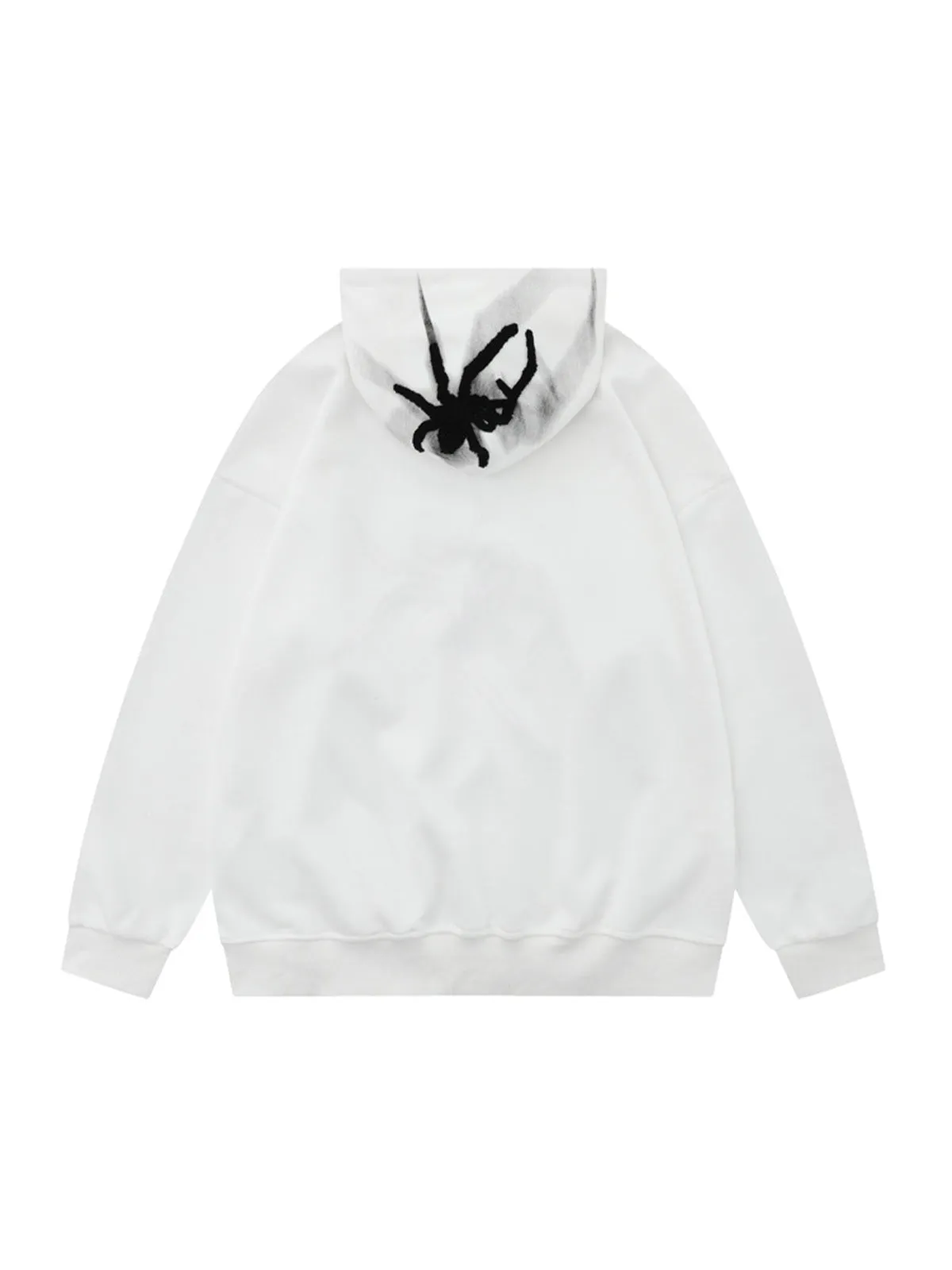 Thesupermade Flocked Spider Hooded Sweatshirt
