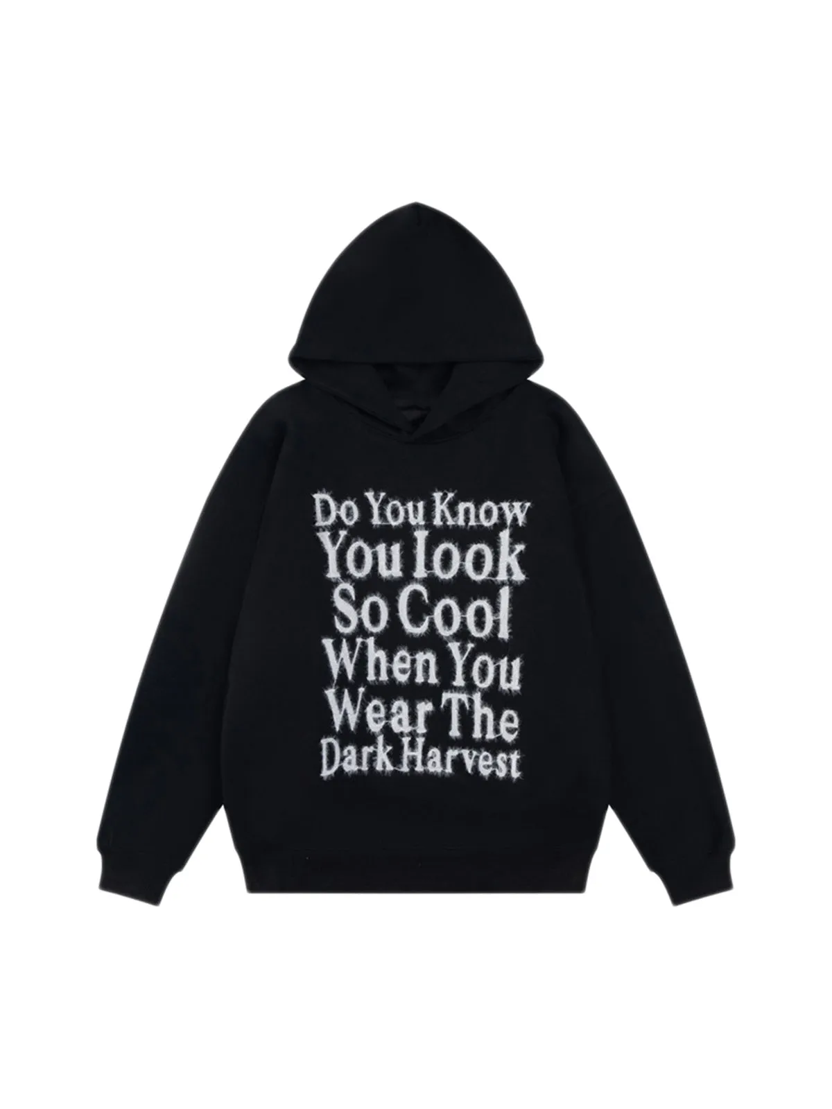 Thesupermade Plush Letter Hoodie