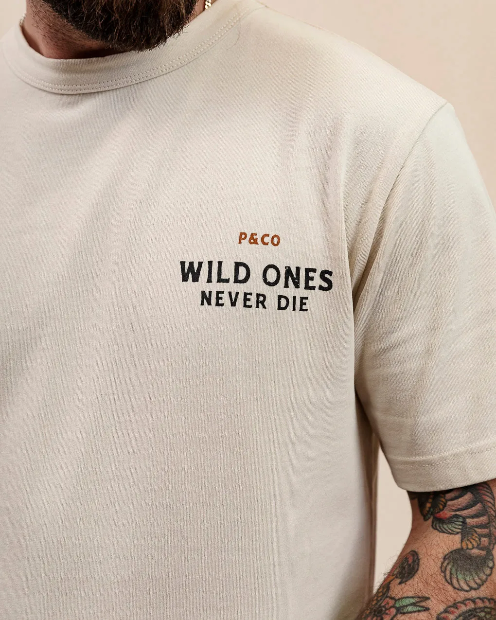Wild Ones T-Shirt- Bone