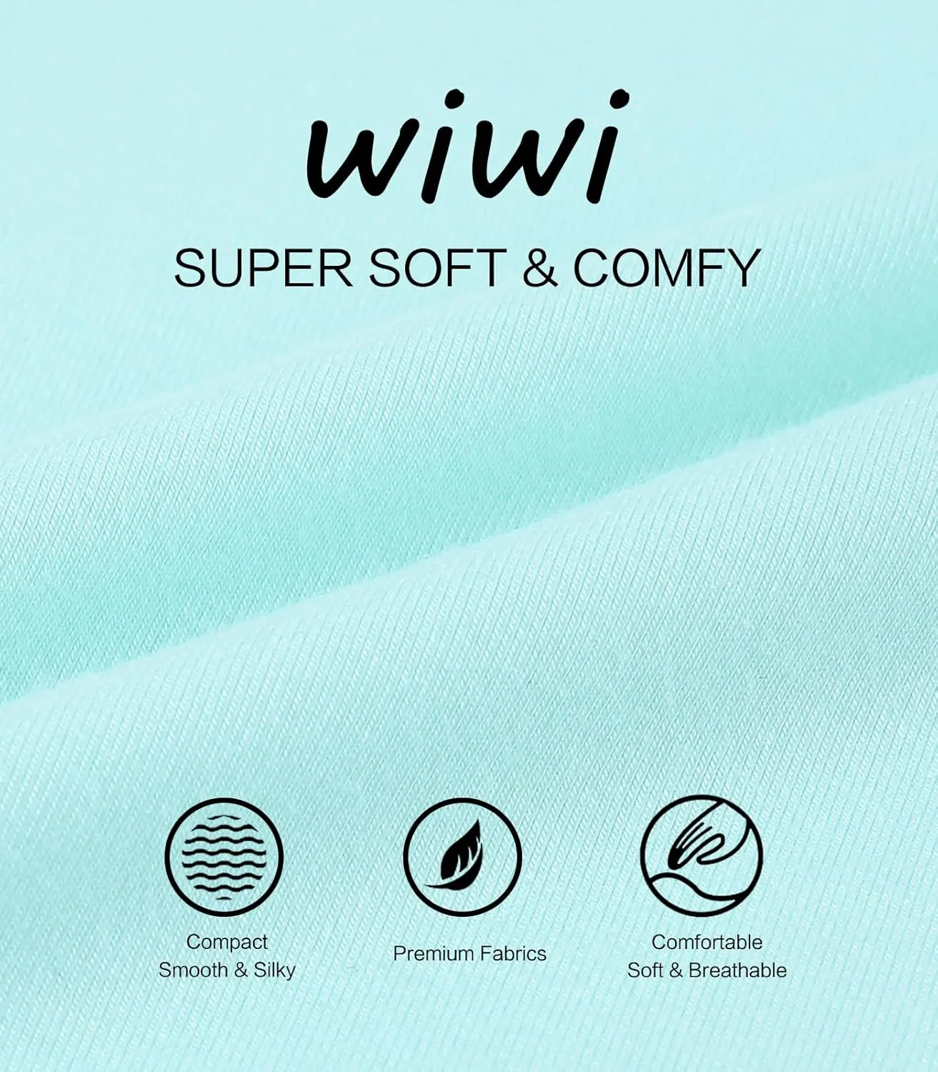 WiWi Viscose from Bamboo Pajamas for Women Soft Short Sleeve Pajama Set with Pants Pjs Lightweight Loungewear S-XXL
