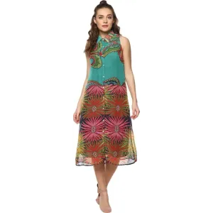Women Stylish Cotton Blend Shirt Dress