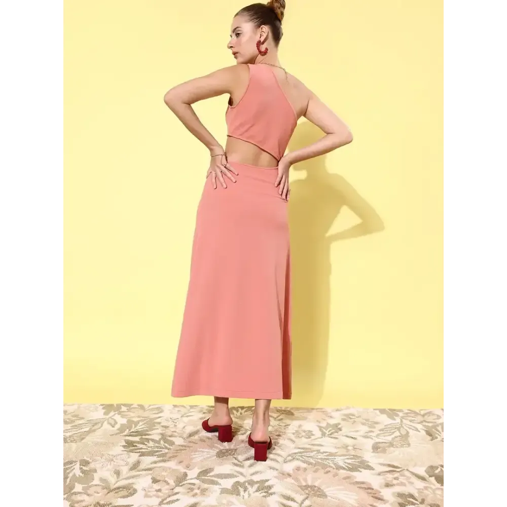 Women Stylish Lycra Blend Fit and Flare Dress