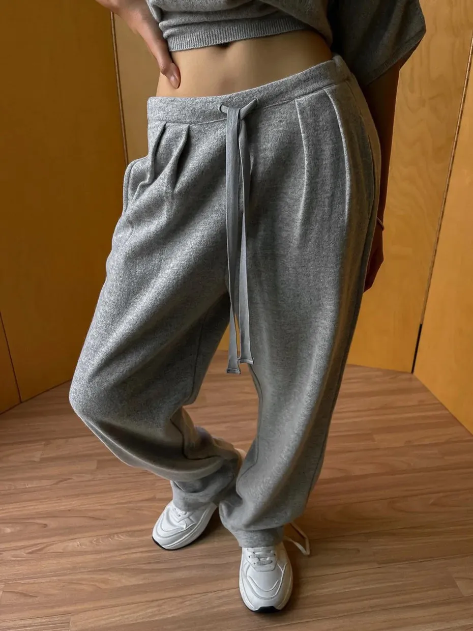 Wool Light Grey Lounge Pants
